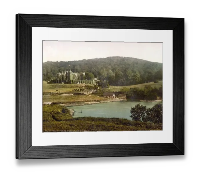Framed Print : Watermouth castle, Ilfracombe, on the north coast of the south-west English county of Devon