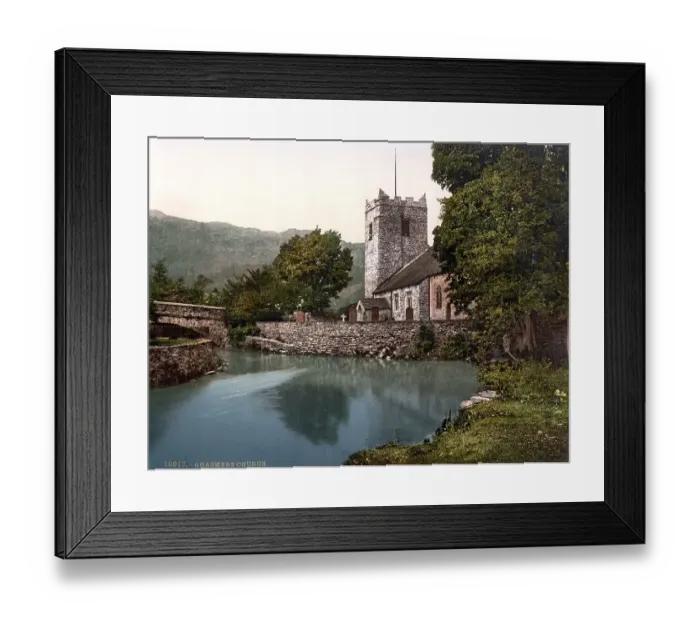 Framed Print : Grasmere church, Lake District Framed Print : Grasmere church, Lake District