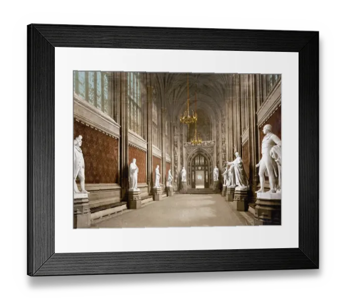 Framed Print : St Stephen's Hall, interior