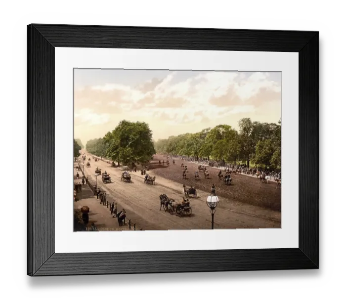 Framed Print : Rotten Row and Hyde Park Corner
