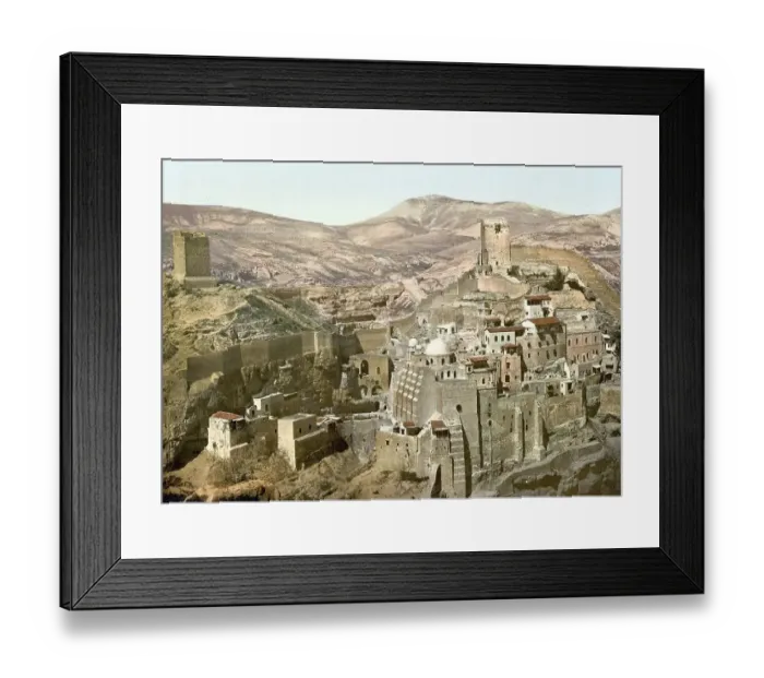 Framed Print : The convent, Mar-Saba, Holy Land