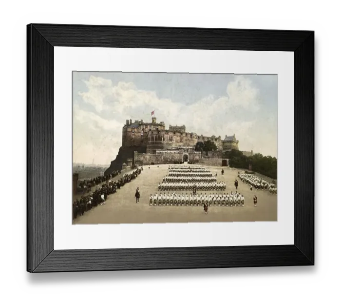 Framed Print : Edinburgh Castle and Esplanade Framed Print : Edinburgh Castle and Esplanade