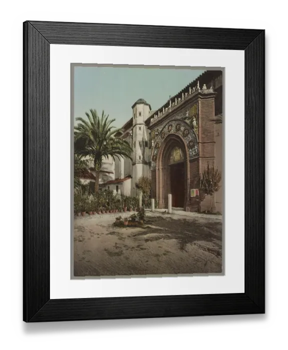 Framed Print : Portico del Convento de Santa Paula