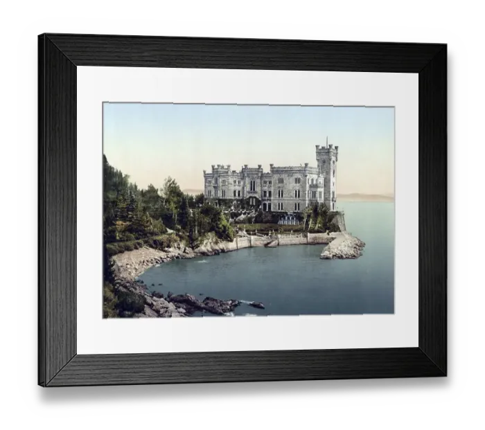 Framed Print : Miramare Castle, Castello di Miramare