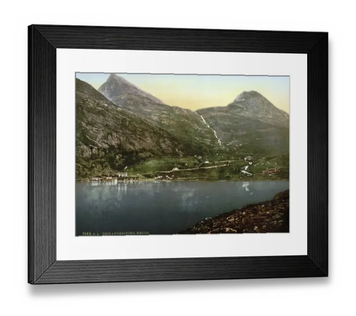 Framed Print : General view towards Merok, Geirangerfjord Framed Print : General view towards Merok, Geirangerfjord