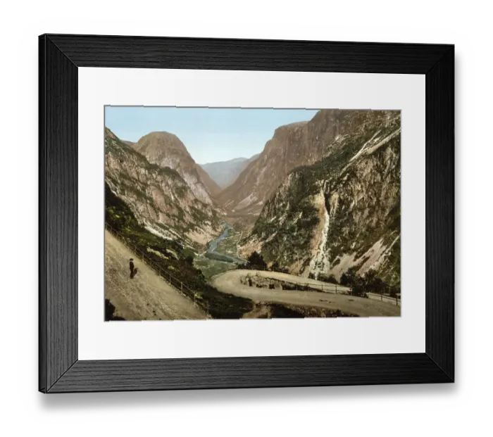 Framed Print : Naerodalen, Naeroydalen, Norway