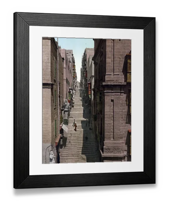 Framed Print : Republic Street, historically known as Strada Reale