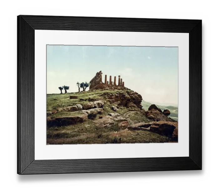 Framed Print : Temple of Juno Lacinia, Agrigento Framed Print : Temple of Juno Lacinia, Agrigento