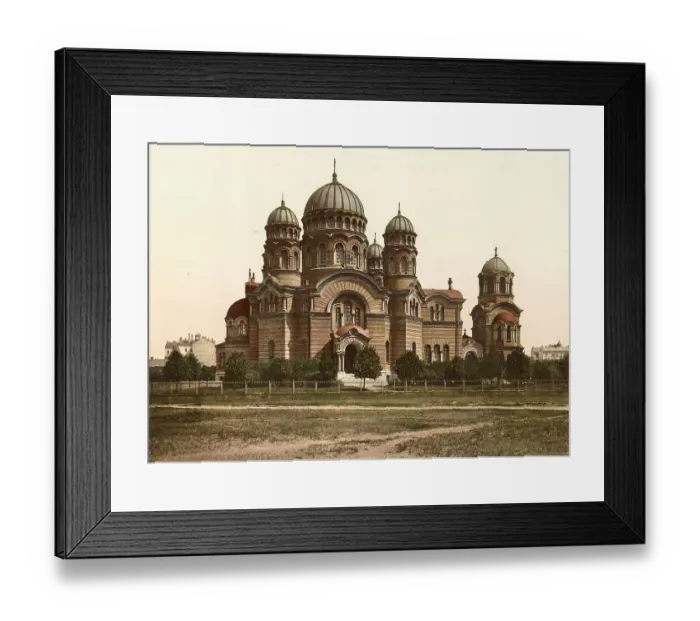 Framed Print : The Cathedral of Riga, Latvia, 1890 Framed Print : The Cathedral of Riga, Latvia, 1890