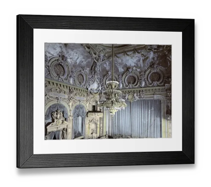 Framed Print : The theatre, interior, Monaco, Monte Carlo Framed Print : The theatre, interior, Monaco, Monte Carlo