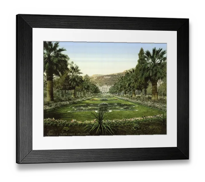 Framed Print : Entrance to the casino, the gardens