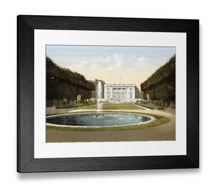 Framed Print : Petit Trianon, pleasure palace in the park of Versailles