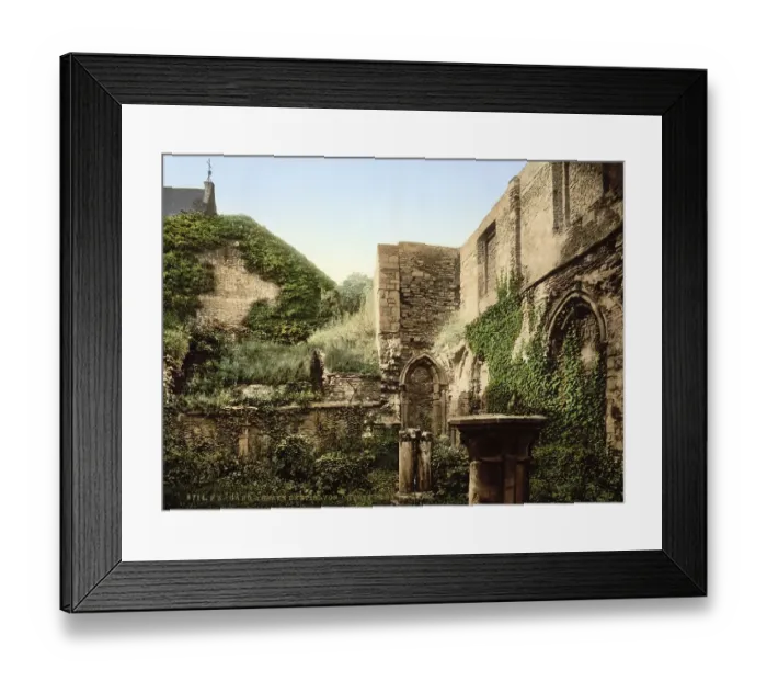 Framed Print : Virgin's Crypt in St Bavo's Abbey Framed Print : Virgin's Crypt in St Bavo's Abbey