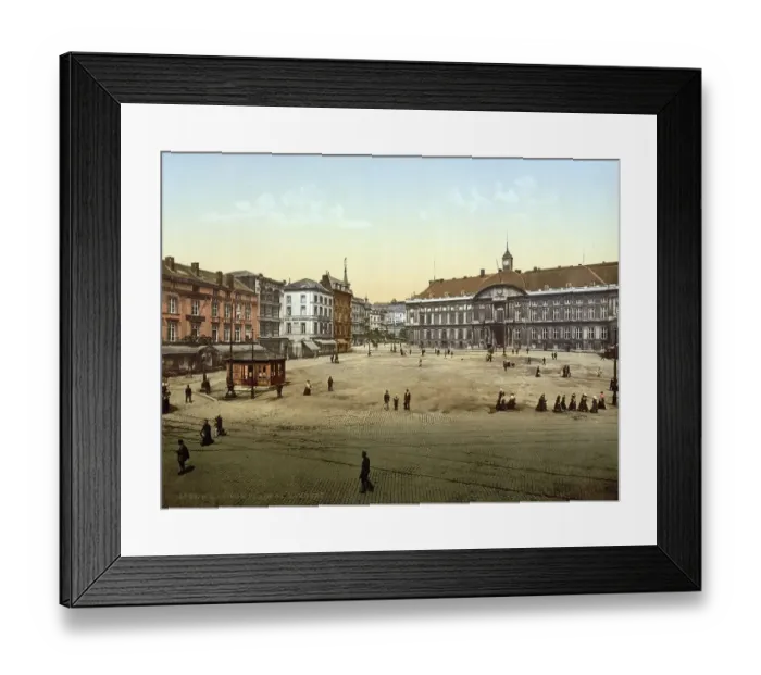 Framed Print : Saint-Lambert Square with the Prince-Bishop's Palace Framed Print : Saint-Lambert Square with the Prince-Bishop's Palace
