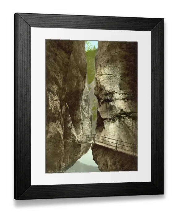 Framed Print : Lutschinen, Aareschlucht, Berner Oberland Framed Print : Lutschinen, Aareschlucht, Berner Oberland
