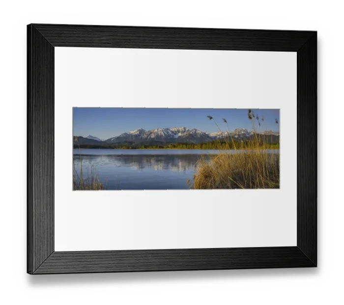 Framed Print : Sunrise, Hopfensee, near Fuessen