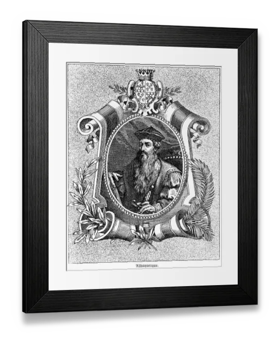 Framed Print : Alfonso D. Albuquerque (1452-1515)
