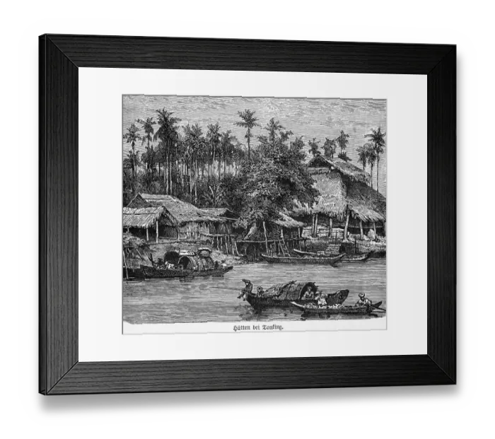 Framed Print : Tonking, Tongking, North Vietnam