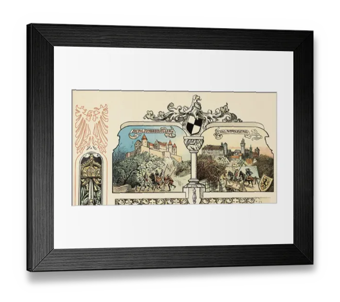 Framed Print : Hohenzollern Castle, Nuremberg Castle Framed Print : Hohenzollern Castle, Nuremberg Castle