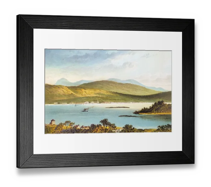 Framed Print : Loch Eil, town Fort William, Grampian Mountains