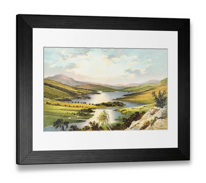 Framed Print : The Queen's view, Loch Tummel