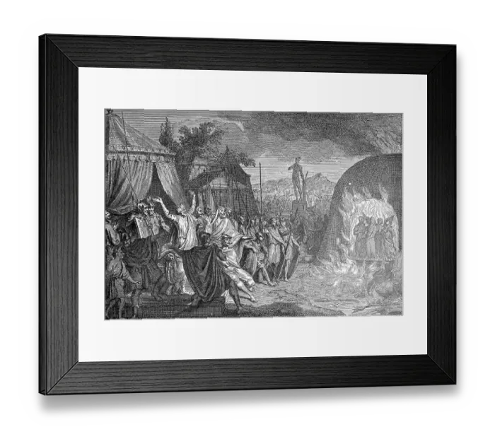 Framed Print : The Three Men in the Furnace of Fire Framed Print : The Three Men in the Furnace of Fire