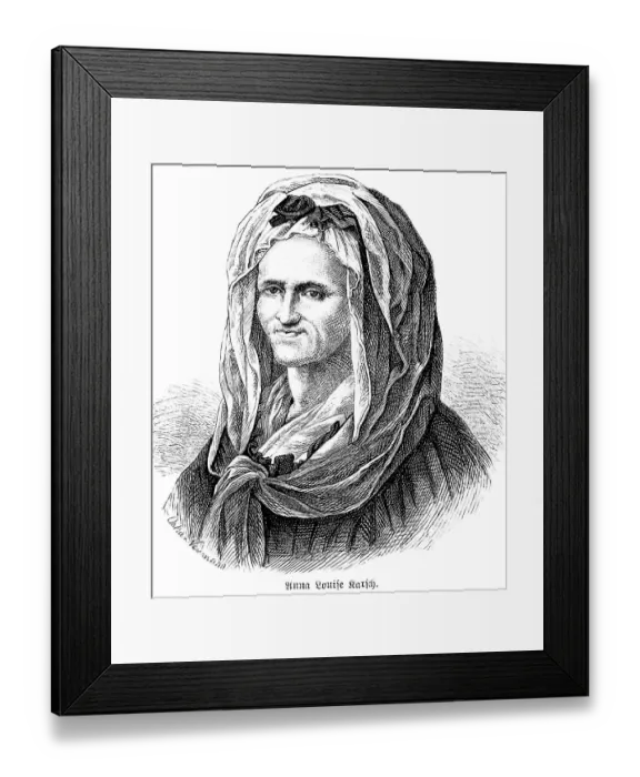Framed Print : Anna Louise Karsch, poet, Germany Framed Print : Anna Louise Karsch, poet, Germany