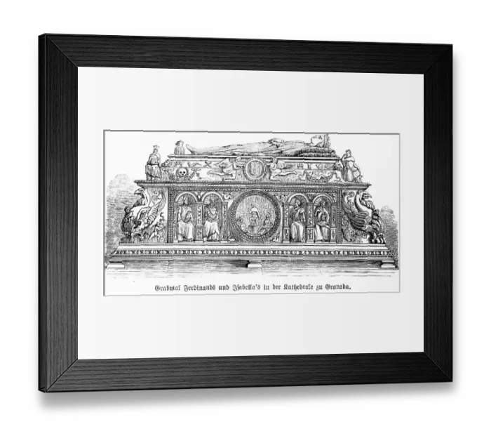Framed Print : Tomb of Ferdinand and Isabella
