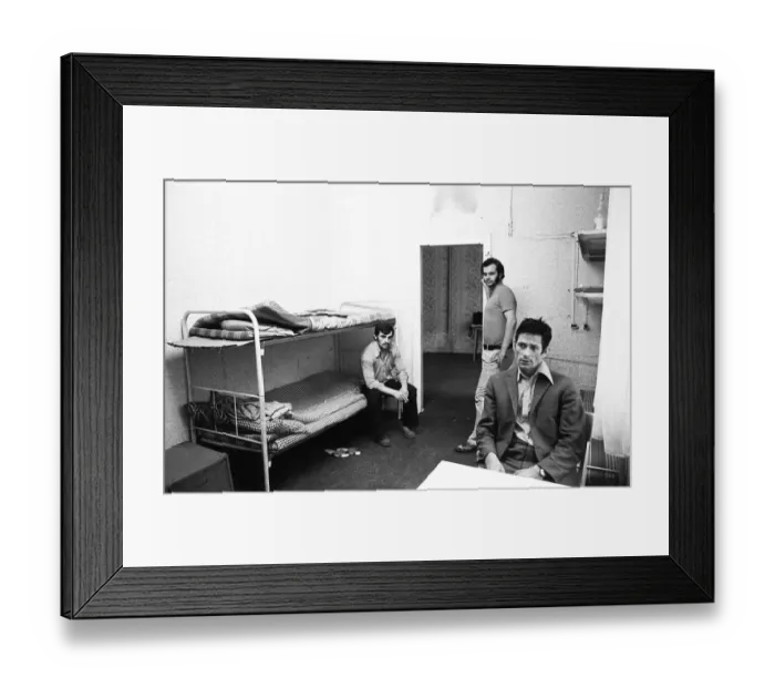 Framed Print : The rent profiteering with guest workers in the district according to a tried and tested pattern