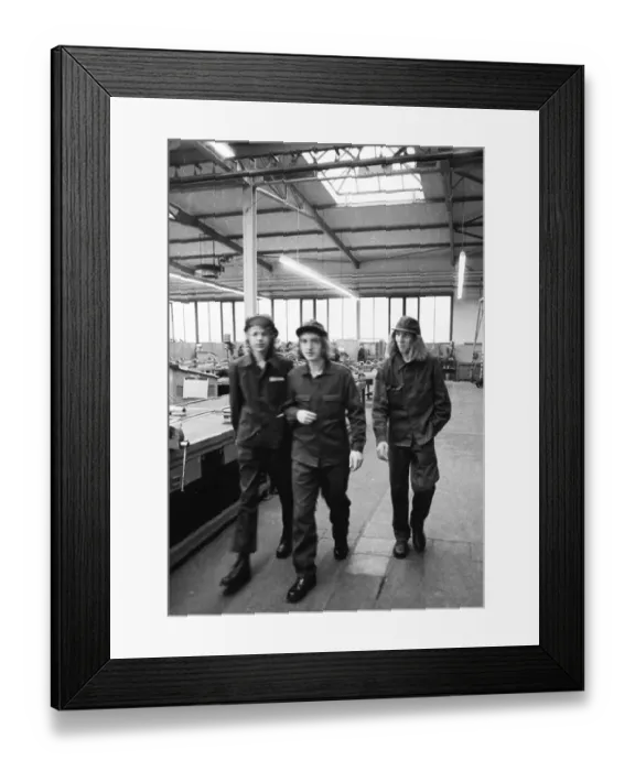 Framed Print : In the training workshop of Hoesch AG in Dortmund Framed Print : In the training workshop of Hoesch AG in Dortmund