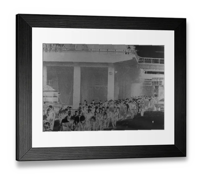 Framed Print : Pictures from the Ruhr area. The alienation is intentional