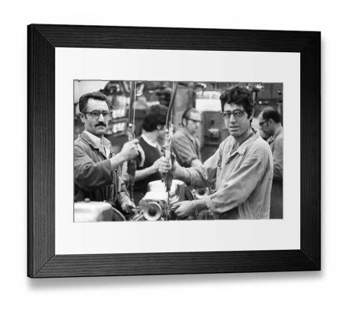 Framed Print : Production of engines, axles and other car manufacturing parts at the Opel plant in Bochum Framed Print : Production of engines, axles and other car manufacturing parts at the Opel plant in Bochum