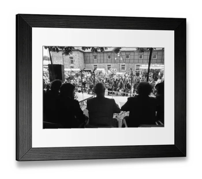 Framed Print : Discussion, song and dance should bring natives