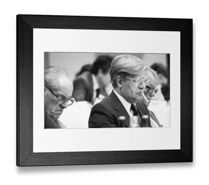 Framed Print : Election Party Congress of the SPD on 09