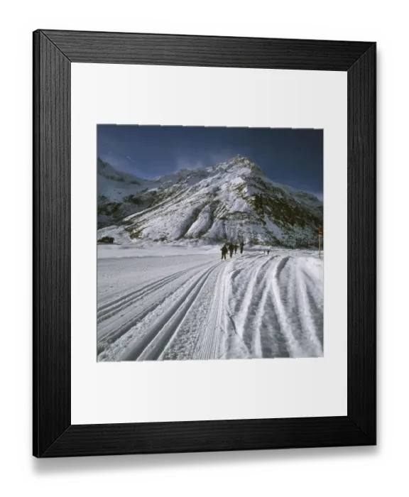 Framed Print : AUT, Austria, Gasteiner Tal: Winter in the Gasteiner Tal