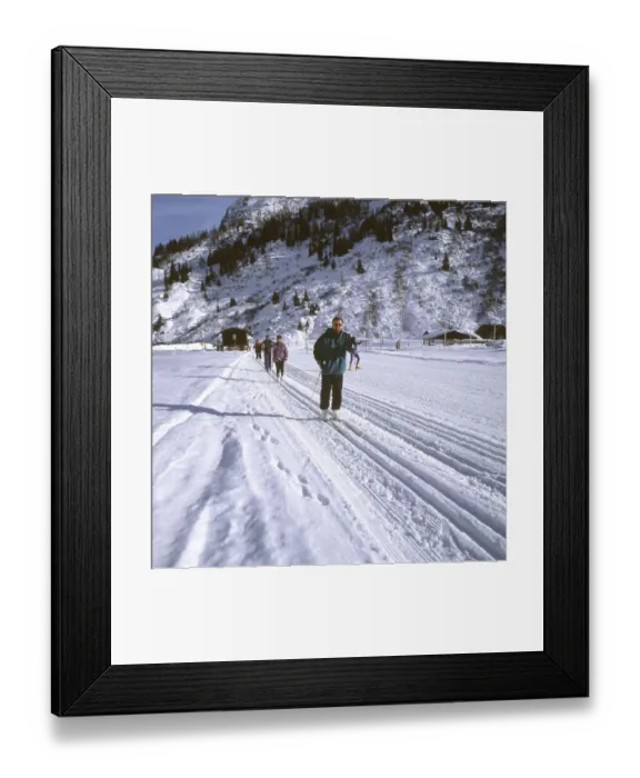 Framed Print : AUT, Austria, Gasteiner Tal: Winter in the Gasteiner Tal