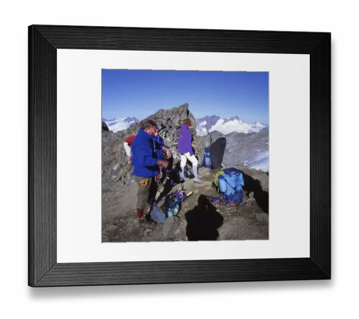 Framed Print : AUT, Austria, Matrei: For mountain hikers