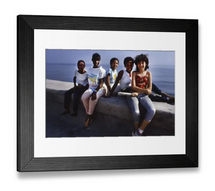 Framed Print : Encounters of people in Germany