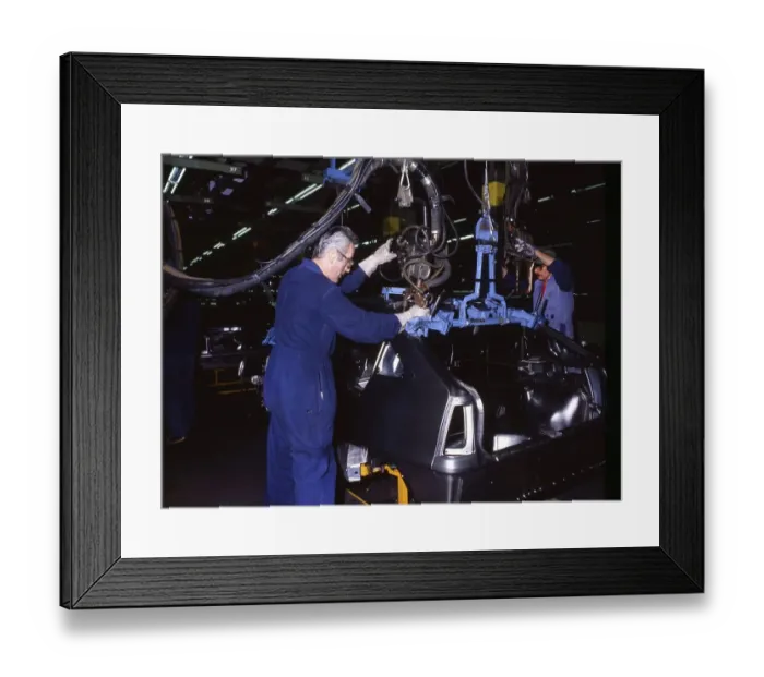 Framed Print : DEU, Germany: Historical slides from the 84-85 r years