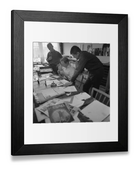 Framed Print : DEU, Germany, Dortmund: Personalities from politics Framed Print : DEU, Germany, Dortmund: Personalities from politics