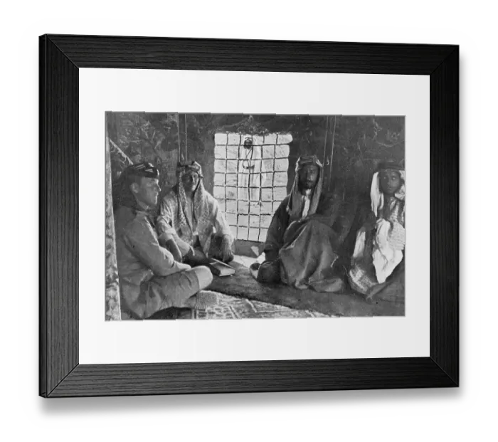 Framed Print : Emir Faysal son of Sharif Hussein
