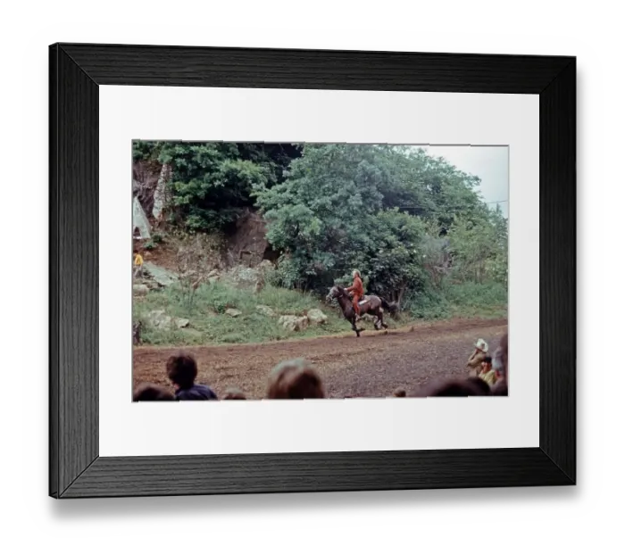 Framed Print : Old Shatterhand riding at a gallop in The Treasure in Silver Lake Framed Print : Old Shatterhand riding at a gallop in The Treasure in Silver Lake