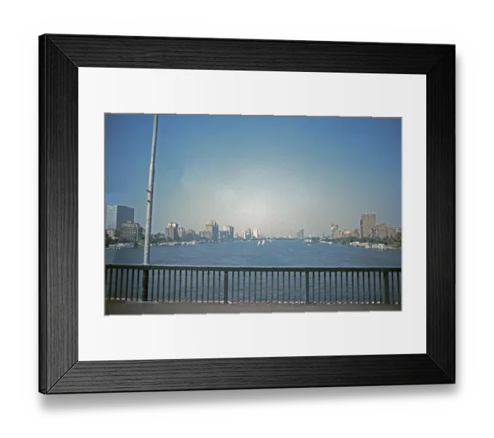 Framed Print : Nile with skyscrapers on the bank Framed Print : Nile with skyscrapers on the bank