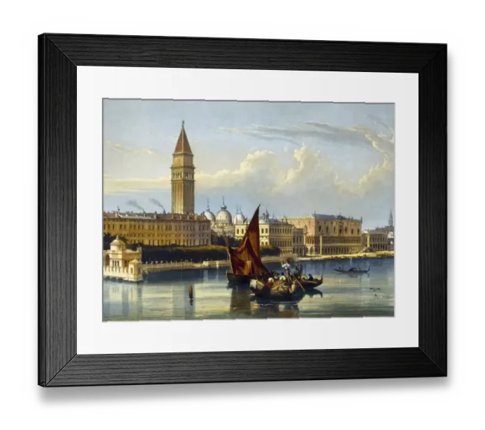 Framed Print : View of the Grand Canal, 1842, Venice Framed Print : View of the Grand Canal, 1842, Venice