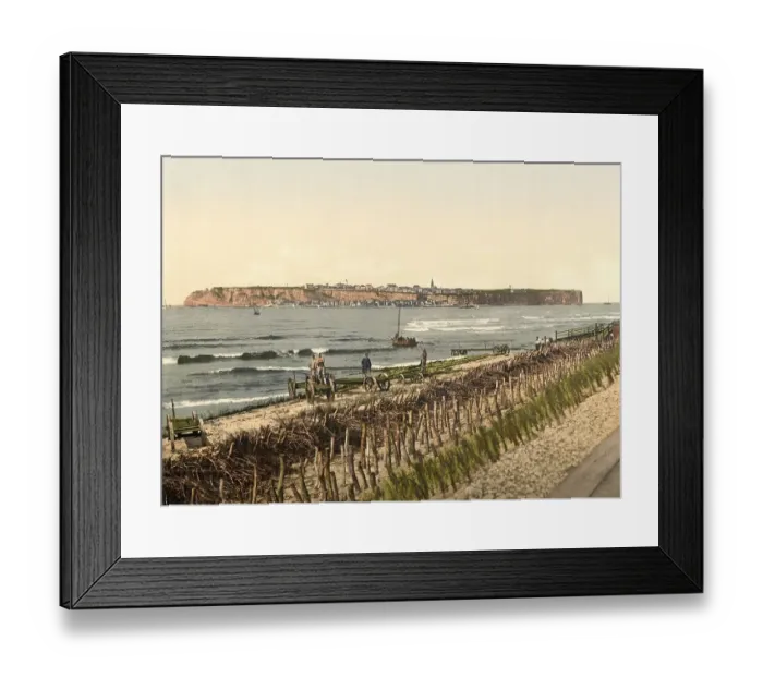 Framed Print : Dunes off Helgoland, Schleswig-Holstein
