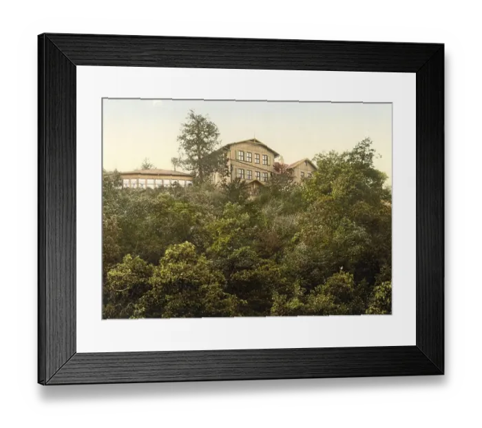 Framed Print : Rosstrappe, Restaurant, Thale, in the Harz Mountains Framed Print : Rosstrappe, Restaurant, Thale, in the Harz Mountains