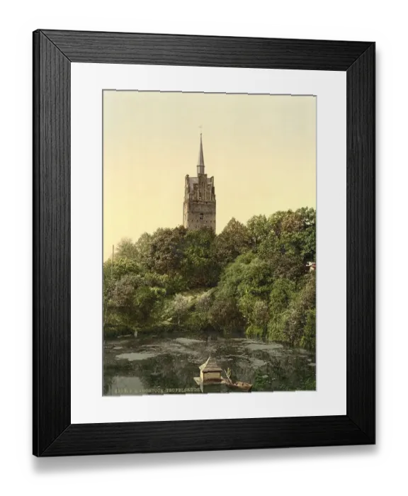 Framed Print : The Teufelskuhle in Rostock, Mecklenburg-Western Pomerania