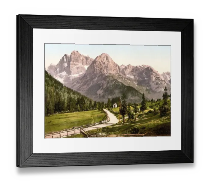 Framed Print : Cima Tosa, Monet Crozon and Fracinglo Framed Print : Cima Tosa, Monet Crozon and Fracinglo