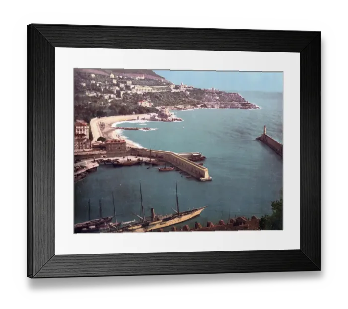 Framed Print : The harbour of Nice, France, c Framed Print : The harbour of Nice, France, c