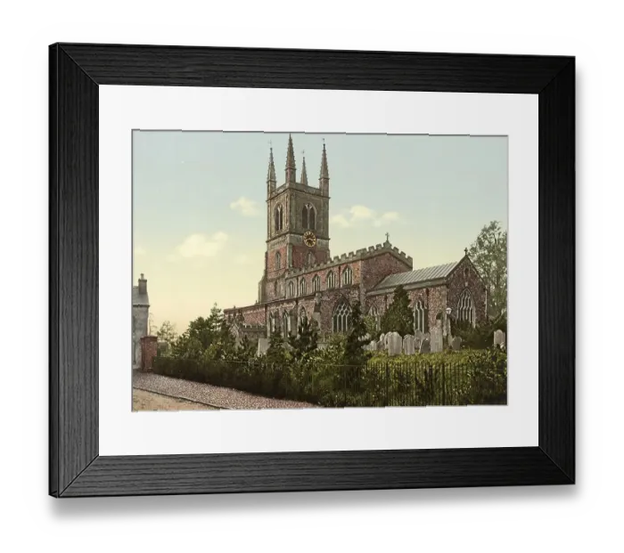 Framed Print : St Mary's Church in Lutterworth